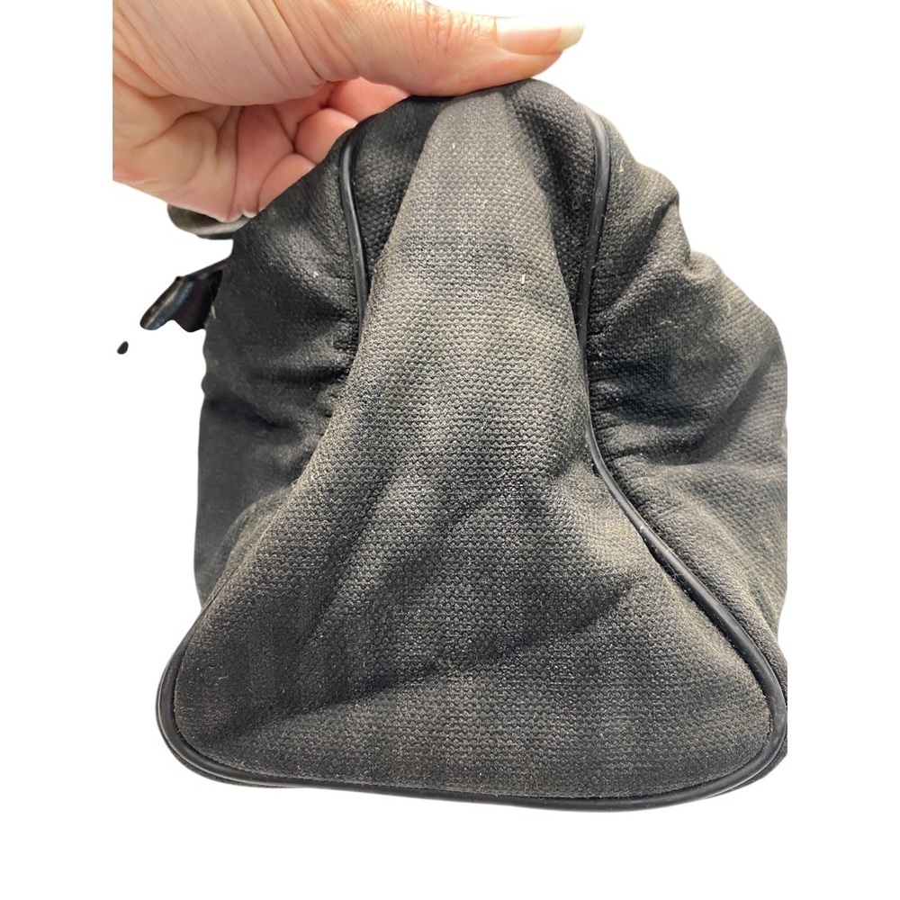 Fendi Black Vintage Satchel with Gold Accents - Picture 9 of 12